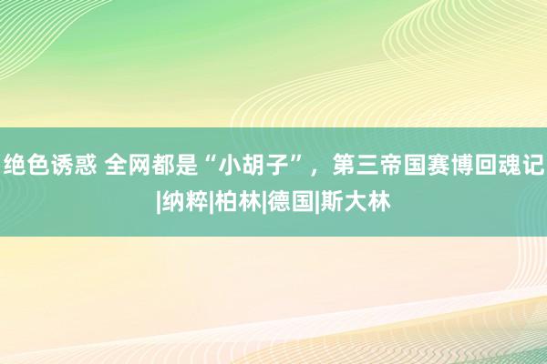 绝色诱惑 全网都是“小胡子”，第三帝国赛博回魂记|纳粹|柏林|德国|斯大林